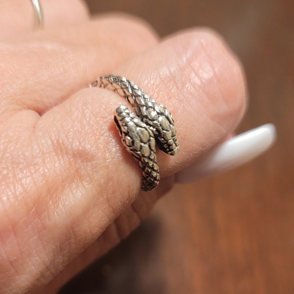 Artisan Snake Crossover Mexico Silver Ring Year of the Snake